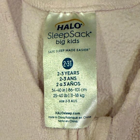 Halo SleepSack Big Kids 2-3T/ 34-40 Inches Wearable Blanket Fleece - Picture 9 of 9